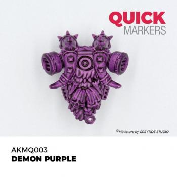 AK Interactive AKMQ003 QUICK MARKER - Demon Purple