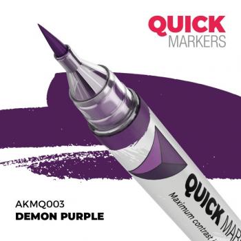 AK Interactive AKMQ003 QUICK MARKER - Demon Purple