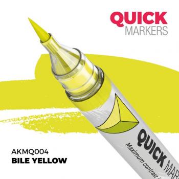 AK Interactive AKMQ004 QUICK MARKER - Bile Yellow