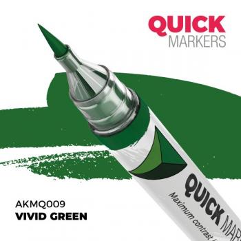 AK Interactive AKMQ009 QUICK MARKER - Vivid Green