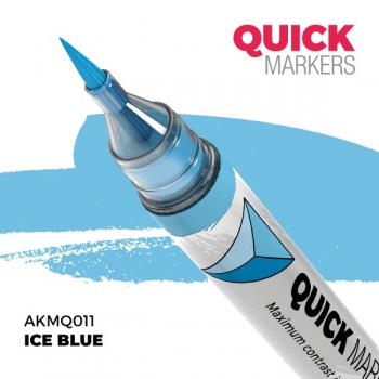 AK Interactive AKMQ011 QUICK MARKER - Ice Blue