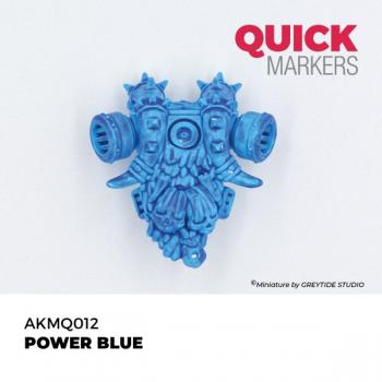 AK Interactive AKMQ012 QUICK MARKER - Power Blue