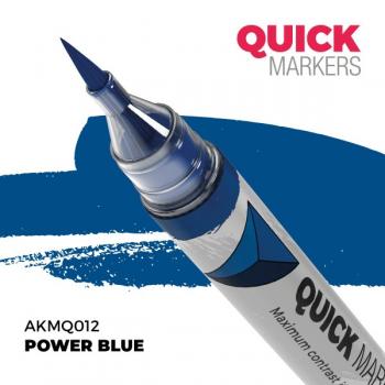 AK Interactive AKMQ012 QUICK MARKER - Power Blue