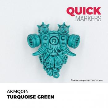 AK Interactive AKMQ014 QUICK MARKER - Turquoise Green