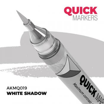 AK Interactive AKMQ019 QUICK MARKER - White Shadow