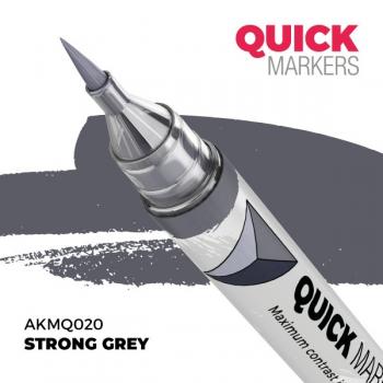 AK Interactive AKMQ020 QUICK MARKER - Strong Grey