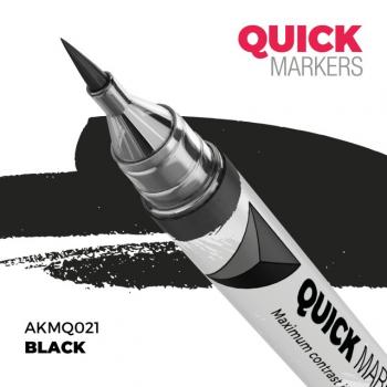 AK Interactive AKMQ021 QUICK MARKER - Black