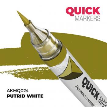 AK Interactive AKMQ024 QUICK MARKER - Putrid White