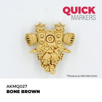AK Interactive AKMQ027 QUICK MARKER - Bone Brown