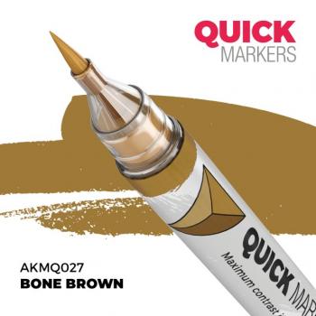 AK Interactive AKMQ027 QUICK MARKER - Bone Brown