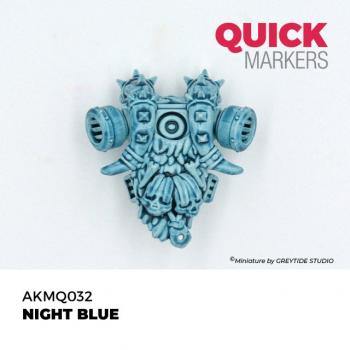 AK Interactive AKMQ032 QUICK MARKER - Night Blue