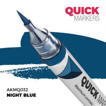 AK Interactive AKMQ032 QUICK MARKER - Night Blue
