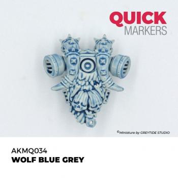 AK Interactive AKMQ034 QUICK MARKER - Wolf Blue Grey