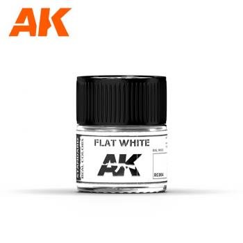 AK Interactive RC004 AK Real Colors Flat White RAL 9003