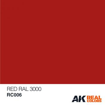 AK Interactive RC006 AK Real Colors Red RAL 3000