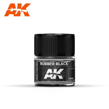 AK Interactive RC022 AK Real Colors Rubber Black