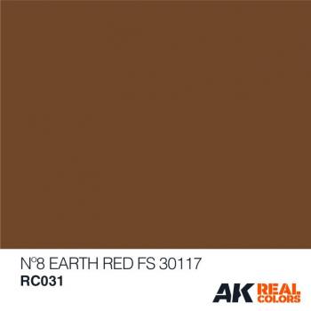 AK Interactive RC031 AK Real Colors No 8 Earth Red FS 30117