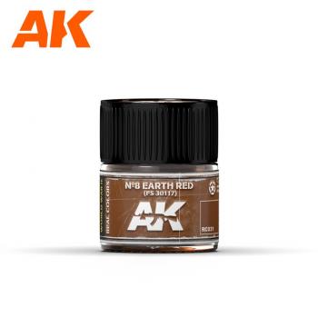 AK Interactive RC031 AK Real Colors No 8 Earth Red FS 30117