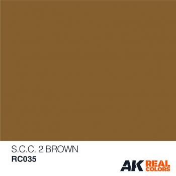 AK Interactive RC035 - AK Real Colors S.C.C. 2 Brown