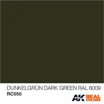 AK Interactive RC050 AK Real Colors Dark Green RAL 6009