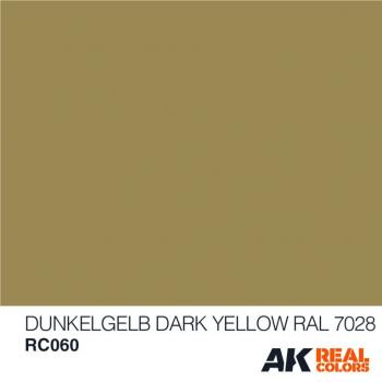 AK Interactive RC060 AK Real Colors Dark Yellow RAL 7028