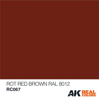 AK Interactive RC067 AK Real Colors Red (Red Brown) RAL 8012
