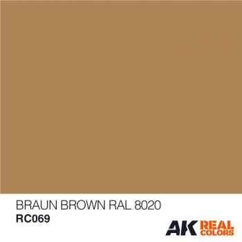 AK Interactive RC069 AK Real Colors Brown RAL 8020