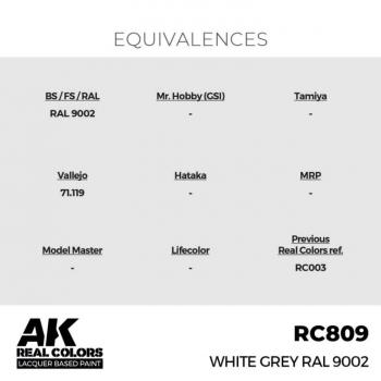 AK Interactive RC809 Real Colors - White Grey