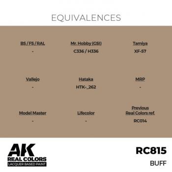 AK Interactive RC815 Real Colors - Buff