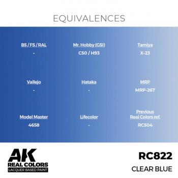 AK Interactive RC822 Real Colors - Clear Blue