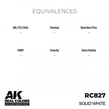 AK Interactive RC827 Real Colors - Solid White