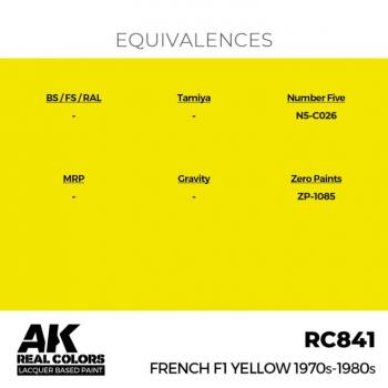 AK Interactive RC841 Real Colors - French F1 Yellow