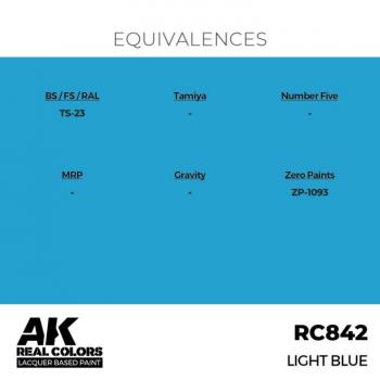 AK Interactive RC842 Real Colors - Light Blue