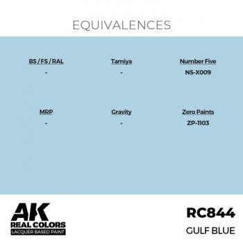 AK Interactive RC844 Real Colors - Gulf Blue