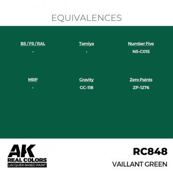 AK Interactive RC848 Real Colors - Vaillant Green