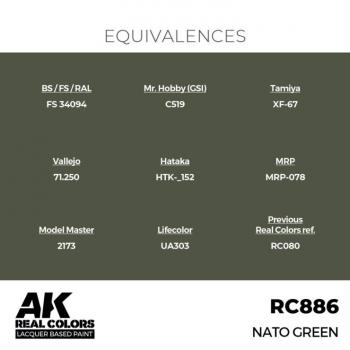 AK Interactive RC886 Real Colors - NATO Green