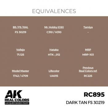 AK Interactive RC895 Real Colors - Dark Tan