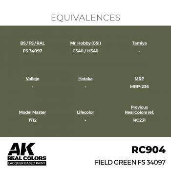 AK Interactive RC904 Real Colors - Field Green