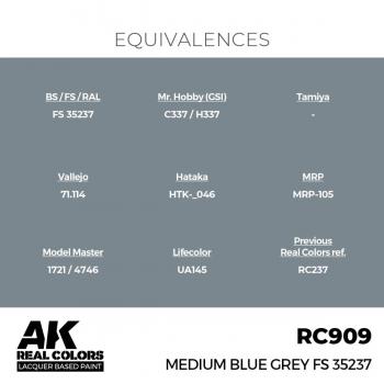 AK Interactive RC909 Real Colors - Medium Blue Grey