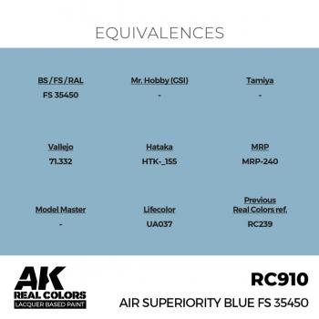 AK Interactive RC910 Real Colors - Air Superiority Blue