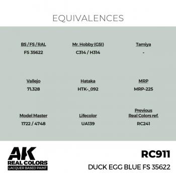 AK Interactive RC911 Real Colors - Duck Egg Blue