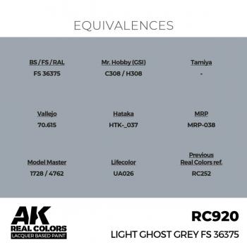 AK Interactive RC920 Real Colors - Light Ghost Grey