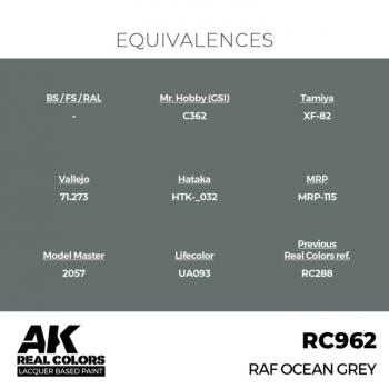 AK Interactive RC962 Real Colors - RAF Ocean Grey