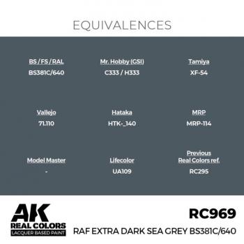 AK Interactive RC969 Real Colors - RAF Extra Dark Sea Grey