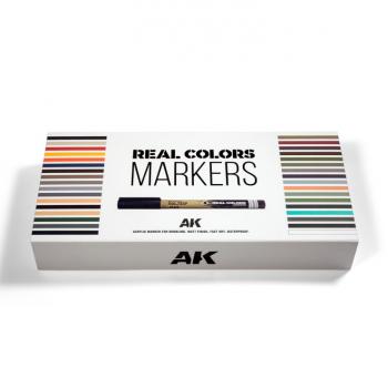 AK Interactive RCM150 Real Colors Markers x 34