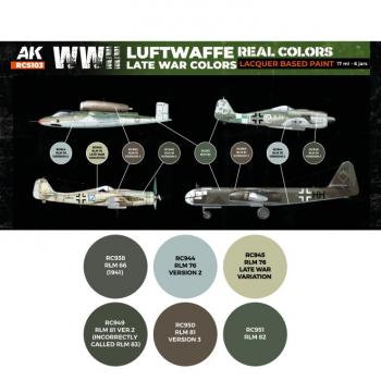 AK Interactive RCS103 Real Colors - WWII Luftwaffe Late