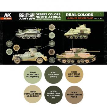 AK Interactive RCS127 Real Colors - British Army AFV Desert