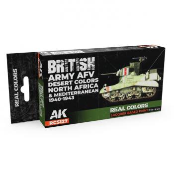 AK Interactive RCS127 Real Colors - British Army AFV Desert