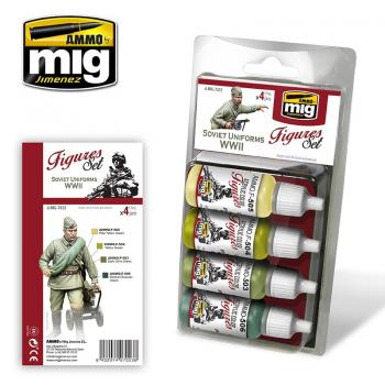 AMMO by Mig Jimenez AMIG7023 Soviet Uniforms WWII