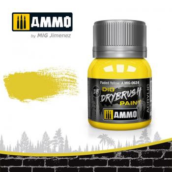 AMMO by Mig Jimenez AMIG0624 Drybrush Faded Yellow